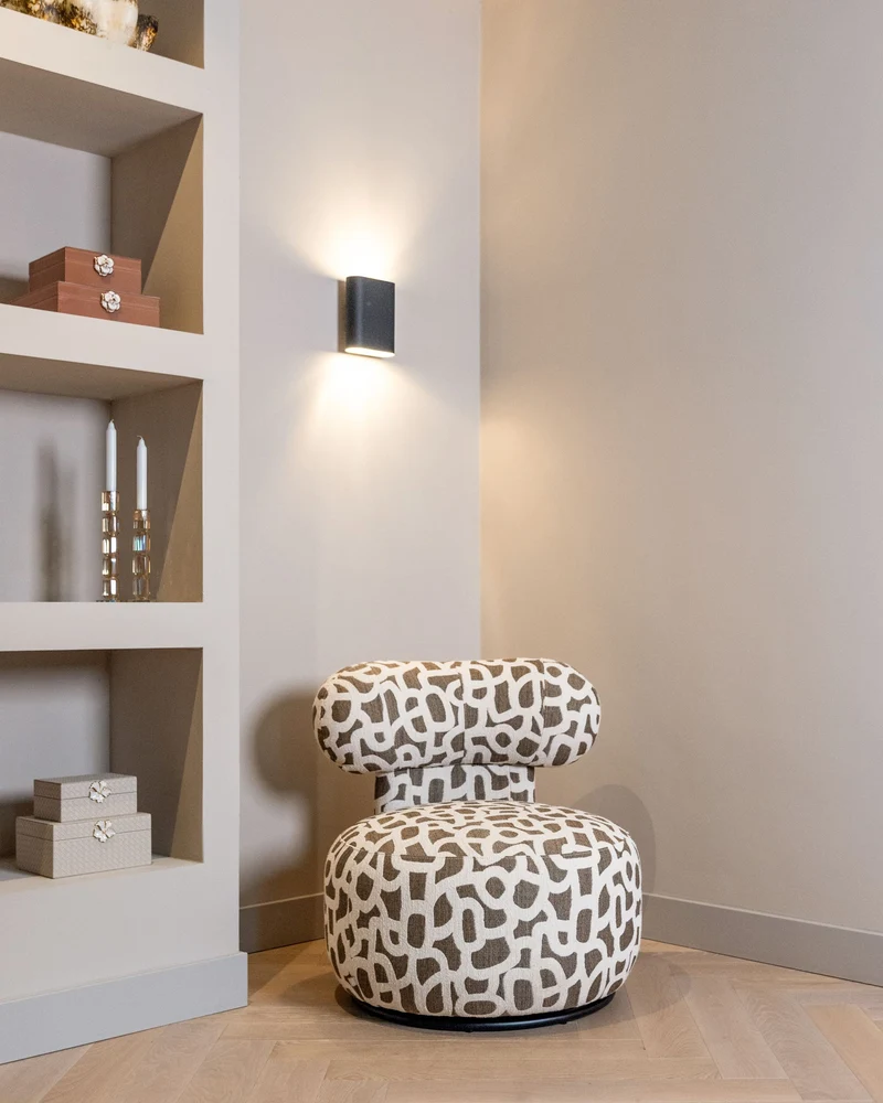 Lounge Stuhl Kaya weave brown – Richmond Sessel, Eisengestell