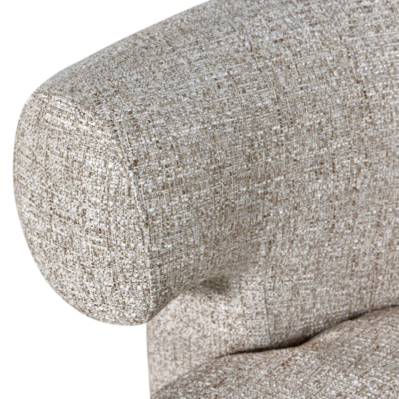 Lounge Stuhl Talley Cream Tweed mit Drehfunktion – Richmond
