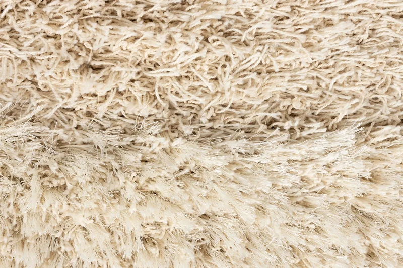 Teppich Curly 200x290 cm, Beige aus 100% Wolle im Berber-Stil