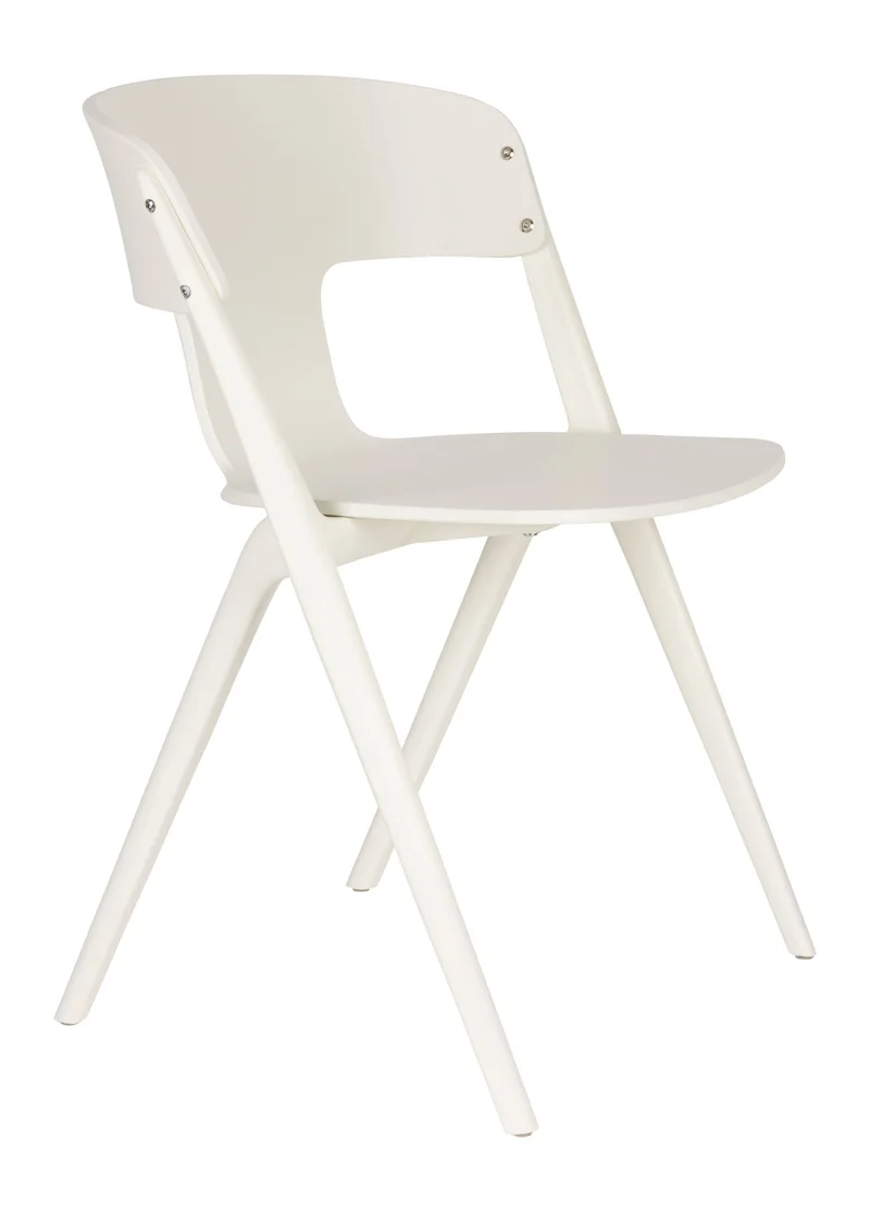 Gartenstuhl Horizon 4er-Set, Off-White aus Polypropylen von Zuiver