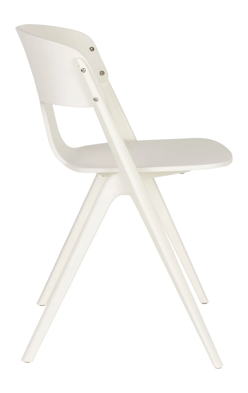 Gartenstuhl Horizon 4er-Set, Off-White aus Polypropylen von Zuiver