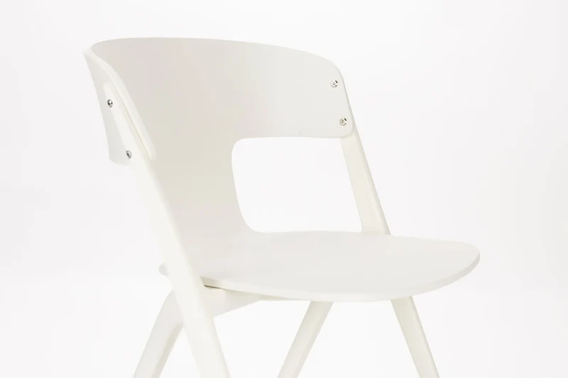 Gartenstuhl Horizon 4er-Set, Off-White aus Polypropylen von Zuiver