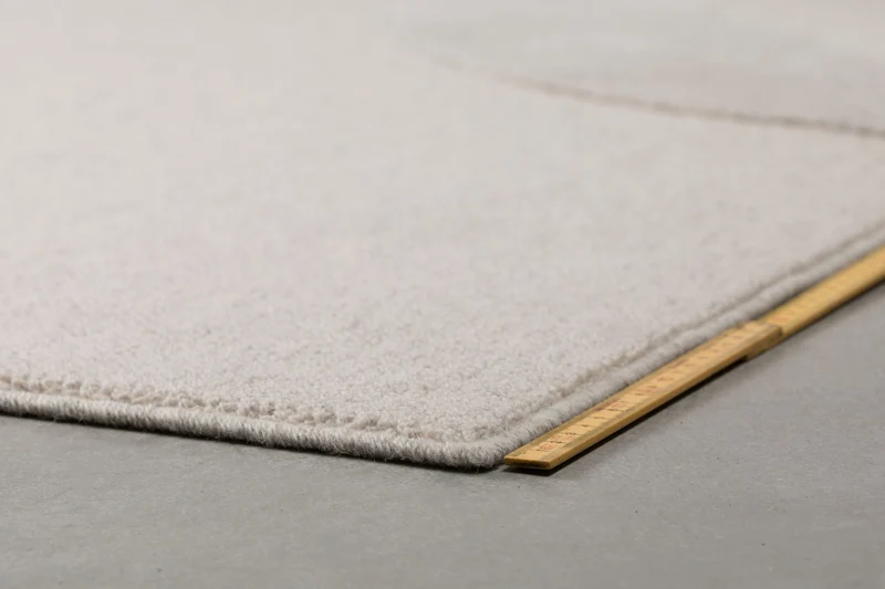 Teppich Dream 160x230 cm in Natural/Grey aus Wolle für Ihr Wohnzimmer
