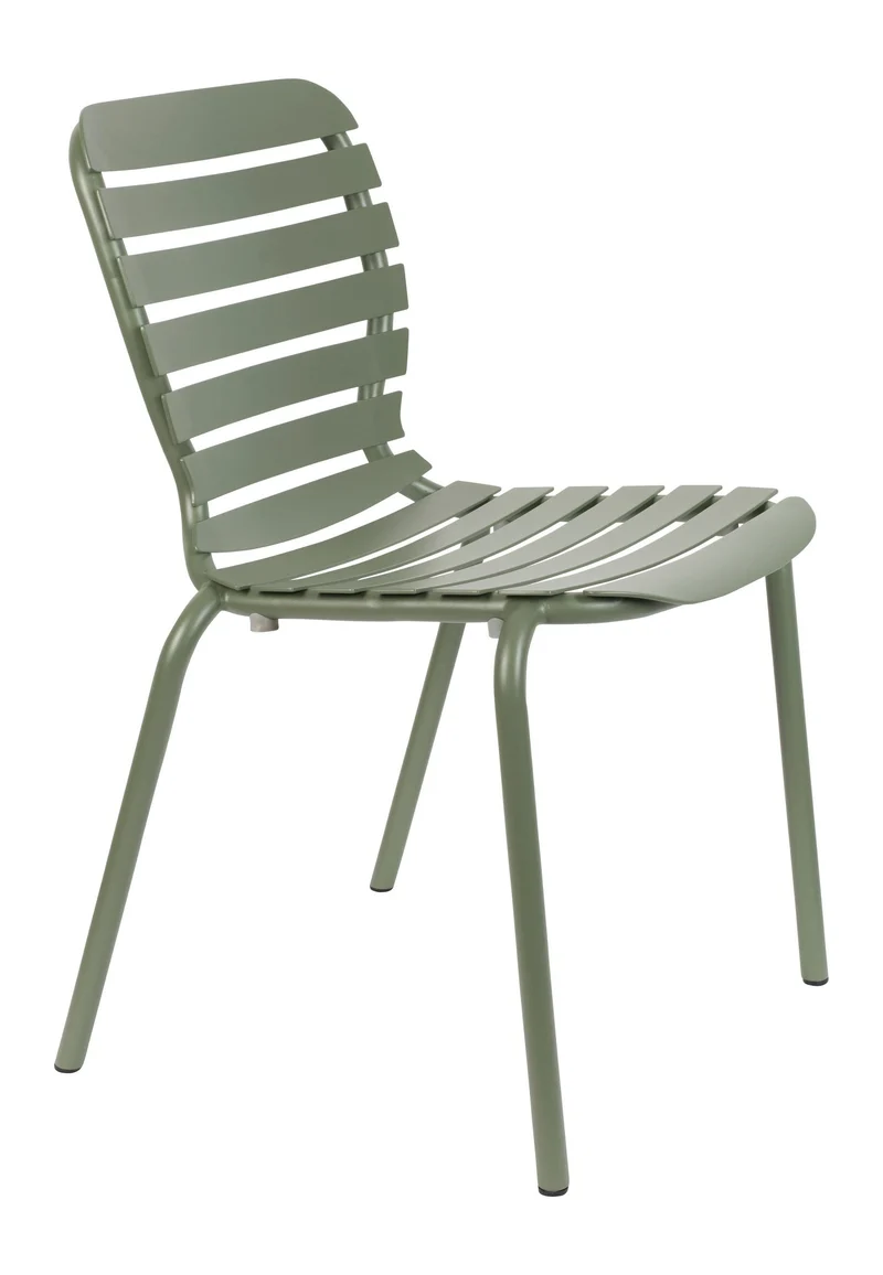 Gartenstuhl Vondel im 2er-Set, Grün aus Aluminium von Zuiver