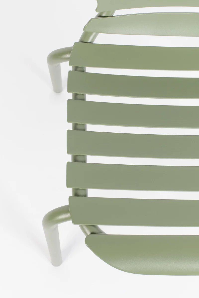 Gartenstuhl Vondel im 2er-Set, Grün aus Aluminium von Zuiver