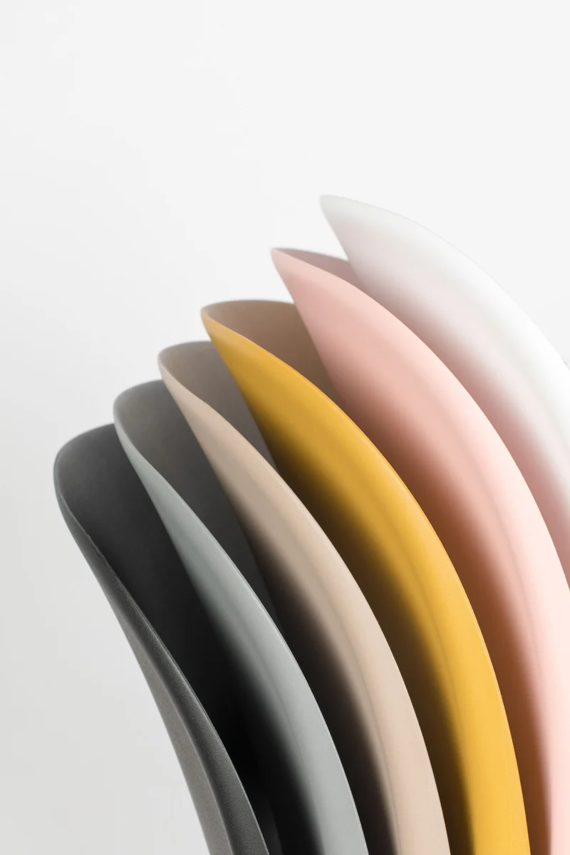 Esszimmerstuhl Stacks im 4er-Set, Stapelstuhl Schwarz aus Kunststoff