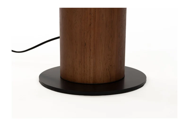 Stehlampe Beam mit Eichenholz-Fuß und Acryl-Schirm von Dutchbone