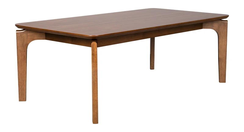 Couchtisch Savone von Dutchbone mit Nussbaumfurnier und Gummibaumholz