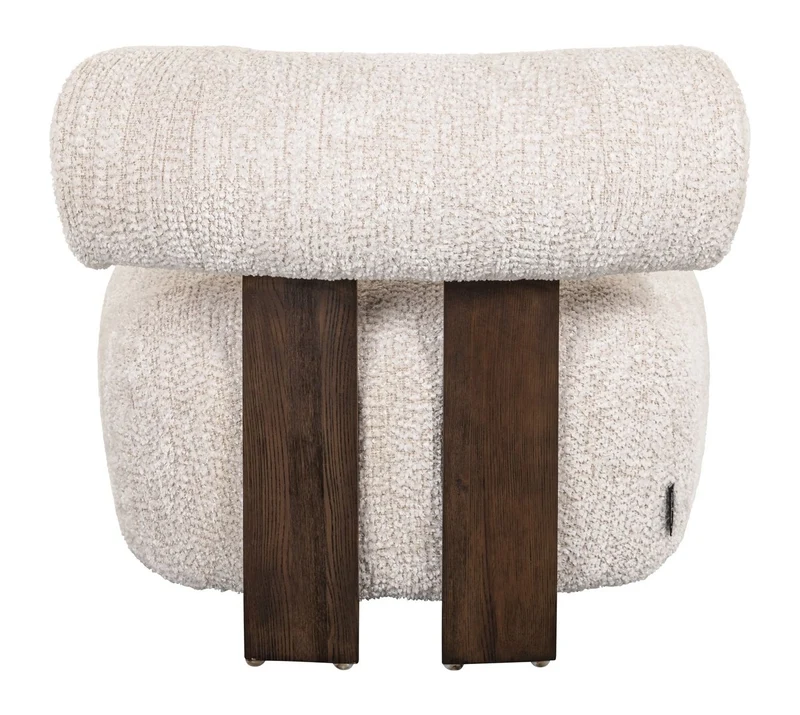 Lounge Stuhl Arabella lovely cream mit Baumwollbezug – Richmond