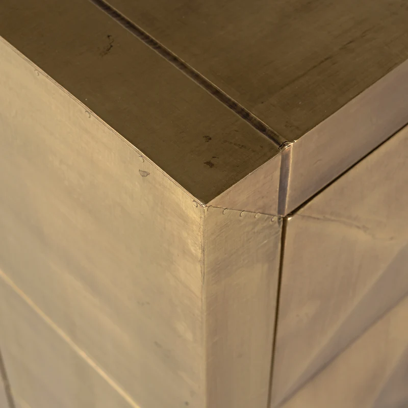 Richmond Sideboard Collada Brushed Gold, 180 cm, Metall & Holz