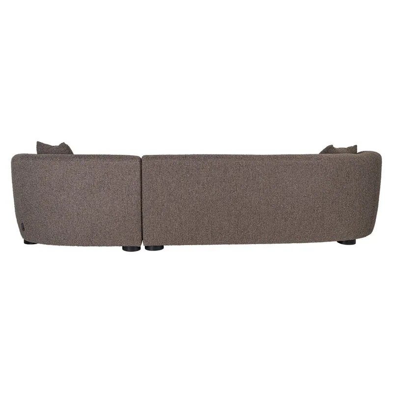 Richmond Sofa Pandora Chunky Lounge rechts, XXL-Eckcouch braun