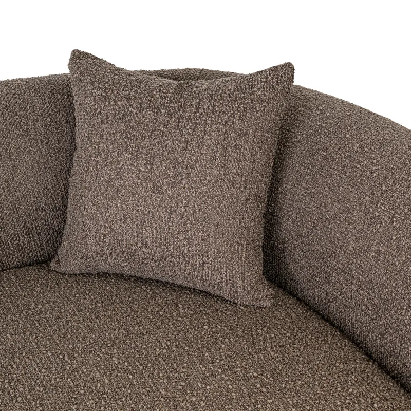 Richmond Sofa Pandora Chunky Lounge rechts, XXL-Eckcouch braun