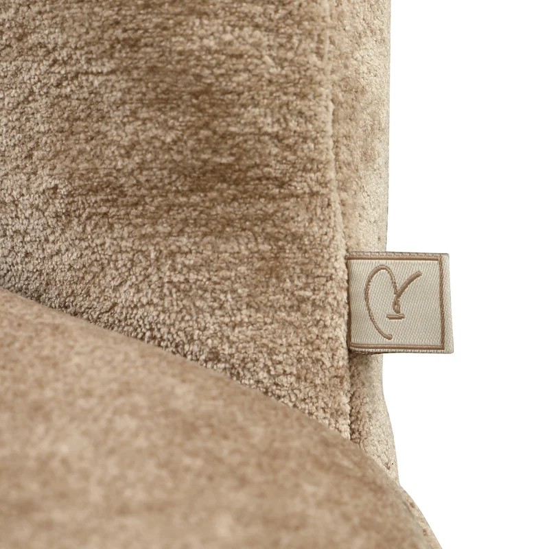 Esszimmerstuhl Cassi Sand Soft mit Drehgestell, weicher Bezug