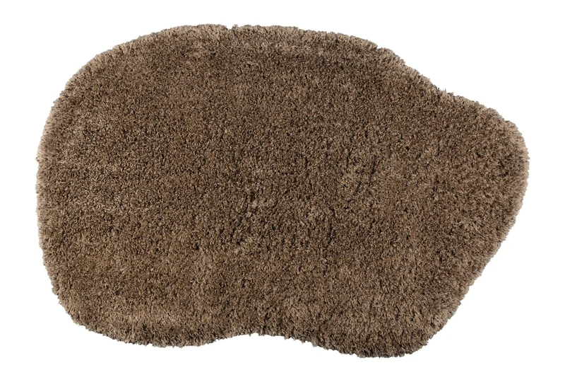 Hochflor-Teppich Tasty Zuiver 200x290 cm Braun aus 100% Wolle