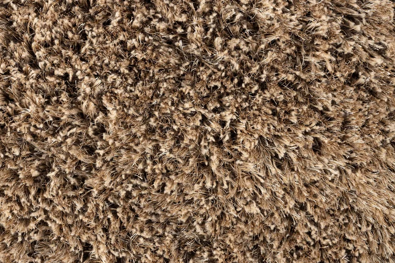 Hochflor-Teppich Tasty Zuiver 200x290 cm Braun aus 100% Wolle