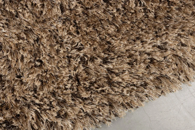 Hochflor-Teppich Tasty Zuiver 200x290 cm Braun aus 100% Wolle