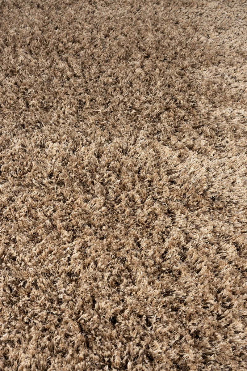 Hochflor-Teppich Tasty Zuiver 200x290 cm Braun aus 100% Wolle