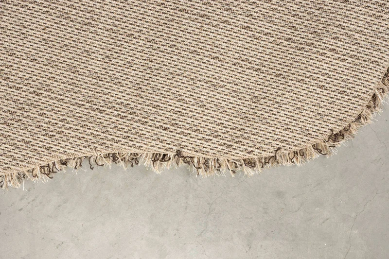 Hochflor-Teppich Tasty Zuiver 200x290 cm Braun aus 100% Wolle