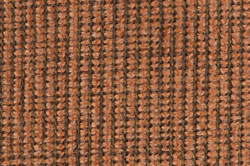 Hocker Staple Terracotta mit verspieltem Blockdesign, 40x40 cm