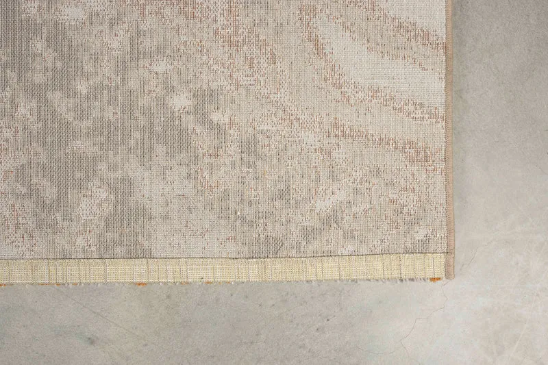 Teppich Solar 160x230 cm Grau/Terra von Zuiver fürs Wohnzimmer