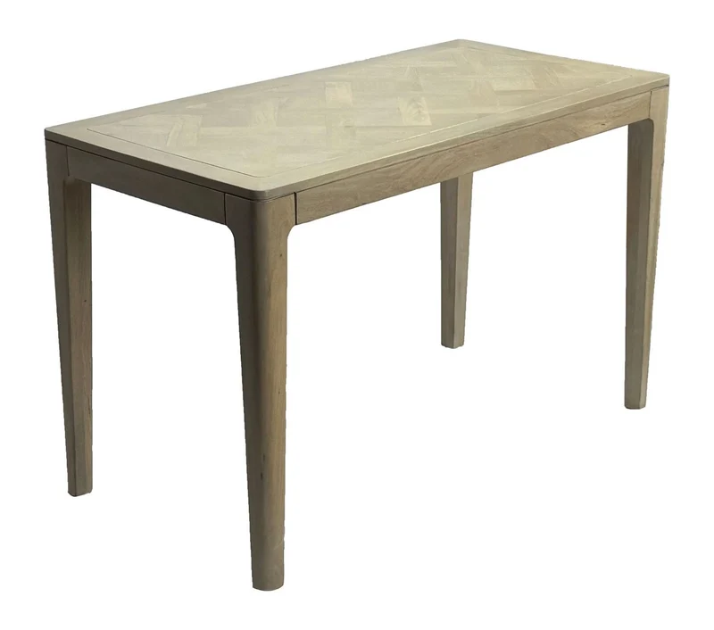 Esstisch Mango Massivholz White Wash 120x60 cm für Esszimmer & Küche