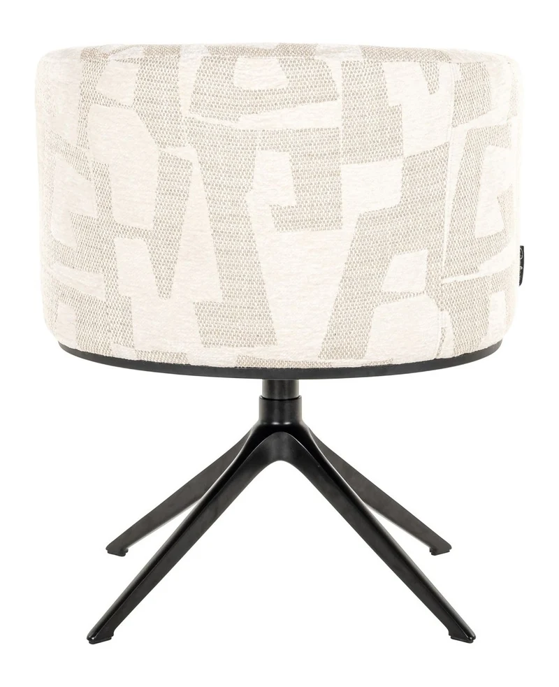Esszimmerstuhl Cheyenne beige graffic mit Drehfunktion, Richmond