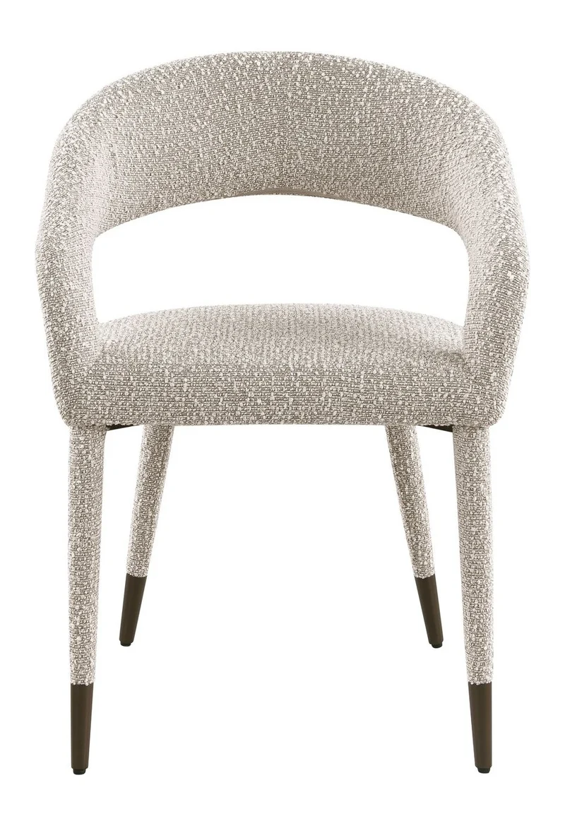 Esszimmerstuhl Gia Natural Chunky mit Bronze-Beinen – Richmond
