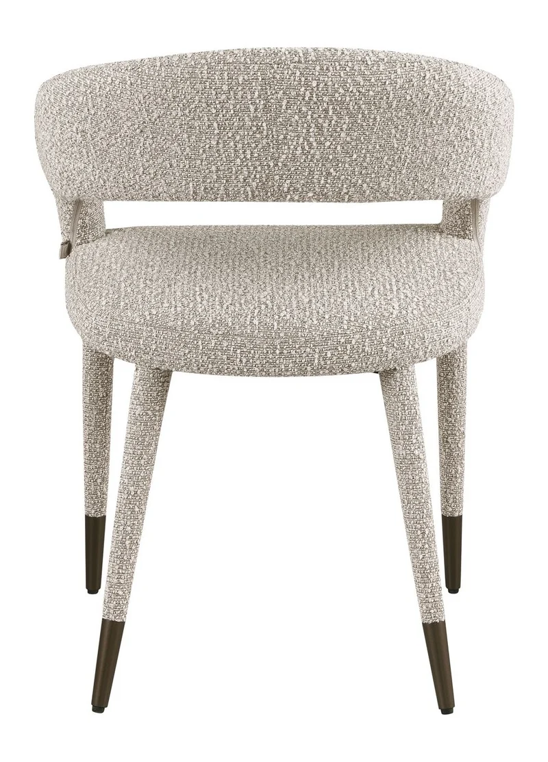 Esszimmerstuhl Gia Natural Chunky mit Bronze-Beinen – Richmond