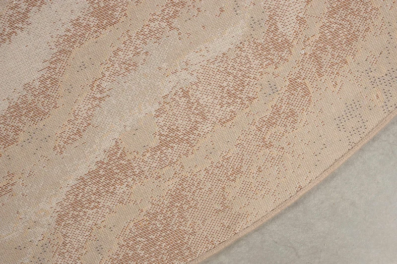 Teppich Solar 240x240 cm in Grey/Terra von Zuiver fürs Wohnzimmer