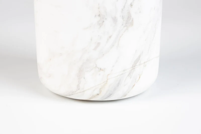 Marmorvase Fajen Marble White von Zuiver für Wohnzimmer