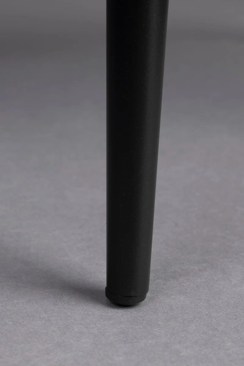 Esszimmerstuhl Georgia im 2er-Set, Taupe mit Samtbezug von Dutchbone