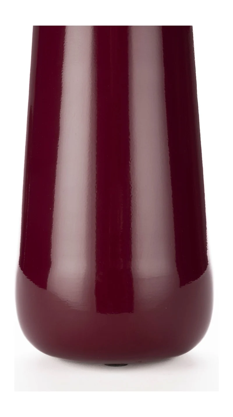 Dutchbone Vase Dot M Bordeaux aus Eisen mit Glanzfinish für Wohnzimmer