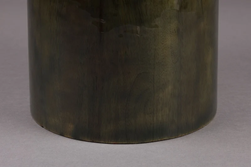 Beistelltisch Mush L von Dutchbone aus Mangoholz mit grünem Finish