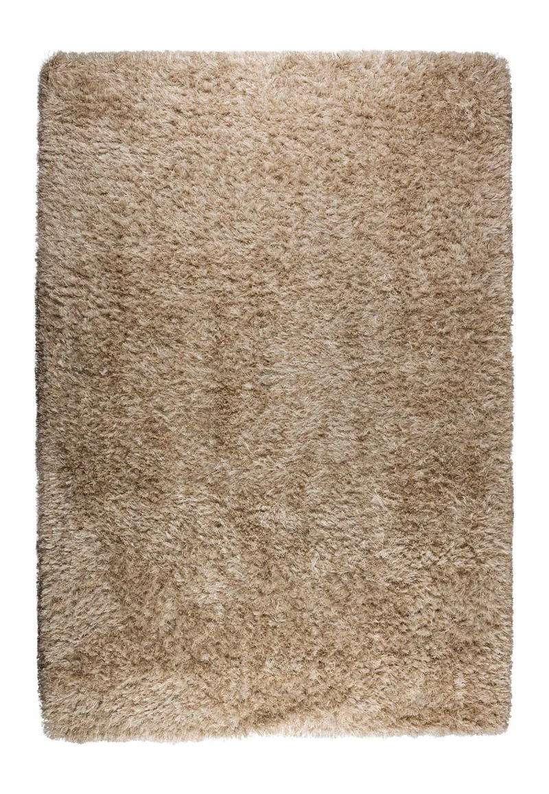 Teppich Hairy 200x290 cm Beige aus 100% Wolle, Hochflor von Dutchbone