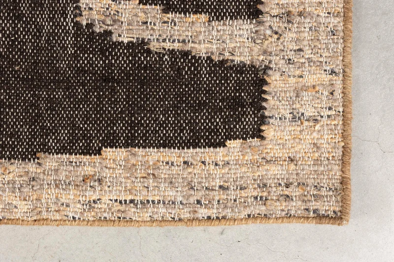 Teppich Briton 200x300 cm in Braun, Dutchbone aus Wolle, handgewebt