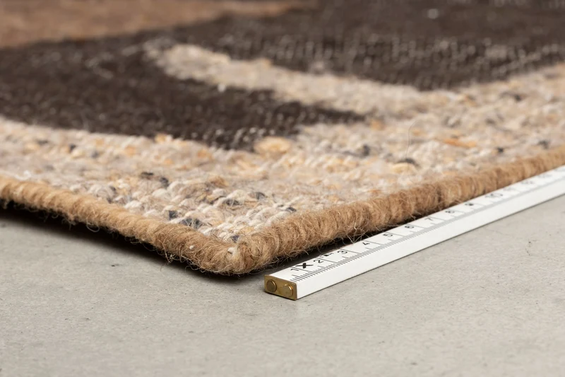 Teppich Briton 200x300 cm in Braun, Dutchbone aus Wolle, handgewebt