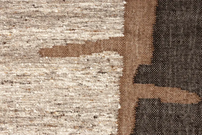 Teppich Briton 200x300 cm in Braun, Dutchbone aus Wolle, handgewebt