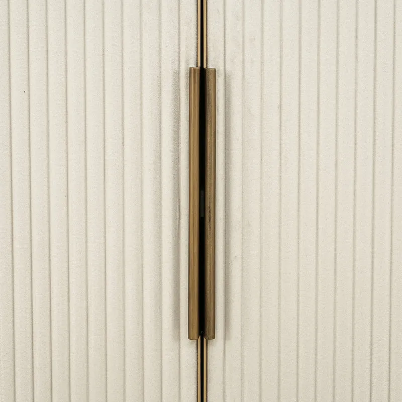 Sideboard Tivoli Weiß mit Keramikplatte und Softclose-Türen