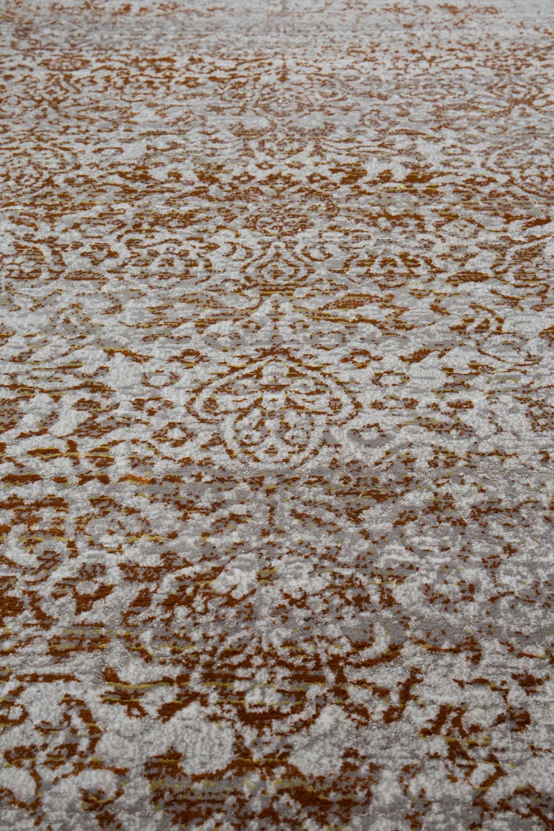 Teppich Magic Sunrise 160x230 cm, Orange mit Vintage-Muster von Zuiver