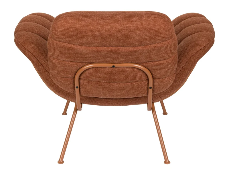 Loungesessel Verte Terracotta mit Stahlgestell für Wohnzimmer