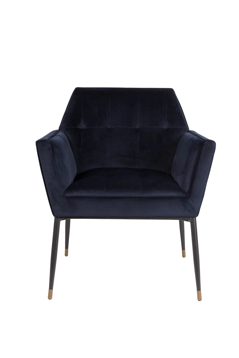 Armlehnstuhl KATE DEEP BLUE Samt von DUTCHBONE