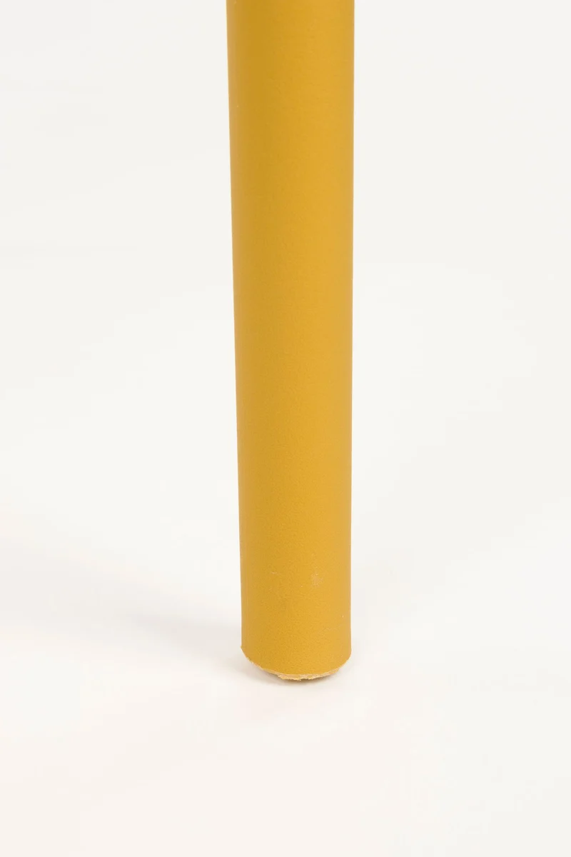 Gartenstuhl Serra im 4er-Set, Ochre-Gelb aus wetterfestem Kunststoff