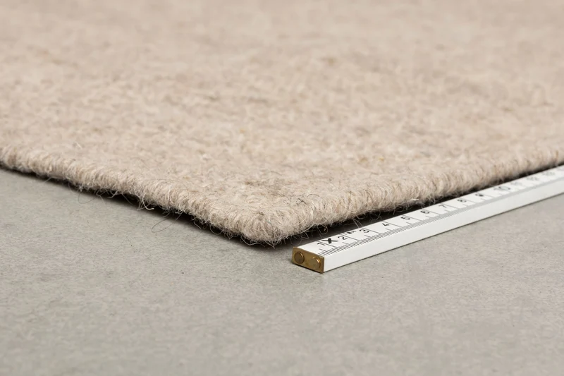Handgewebter Teppich Briton 200x300 Beige aus Wolle von Dutchbone