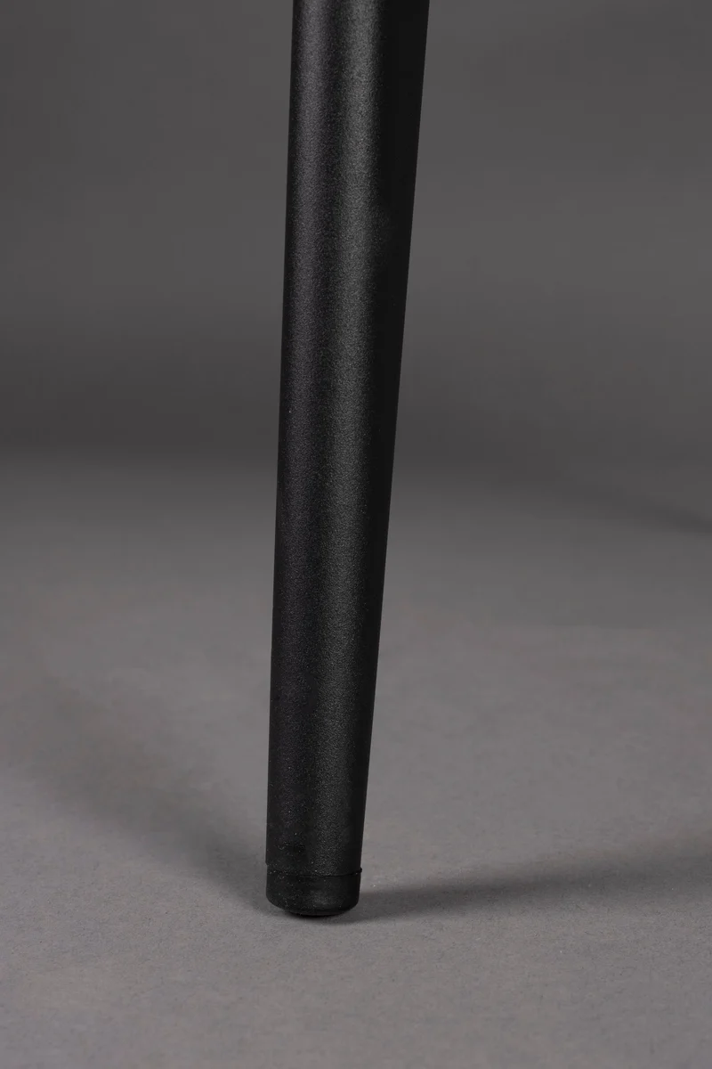 Esszimmerstuhl Miyo 2er-Set, Schwarz mit grafischem Muster, Dutchbone