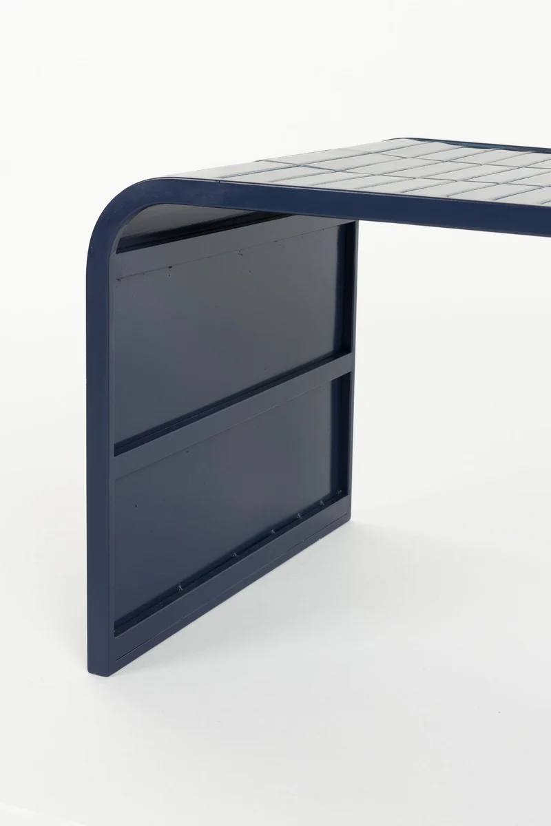 Couchtisch Tiles Zuiver Blau mit Fliesenoptik für Indoor & Outdoor