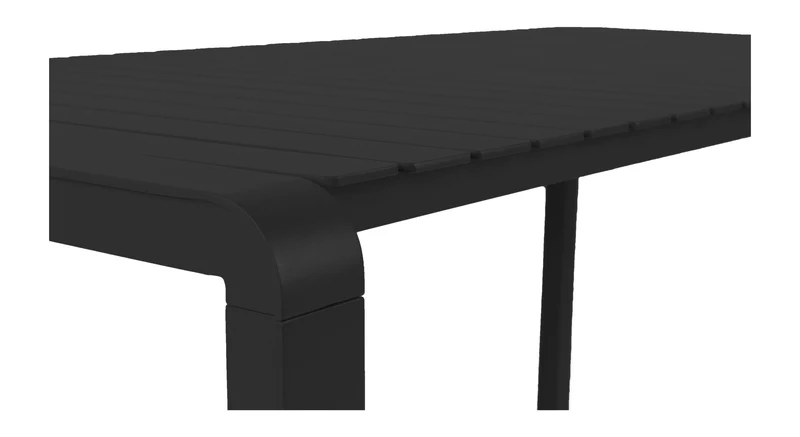 Gartenmöbel-Set Vondel mit Tisch, 2 Stühlen & Bank, Schwarz von Zuiver