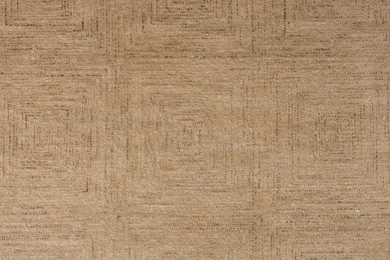 Teppich Maryland 200x300 Beige mit Jutesohle im Boho-Stil, Dutchbone