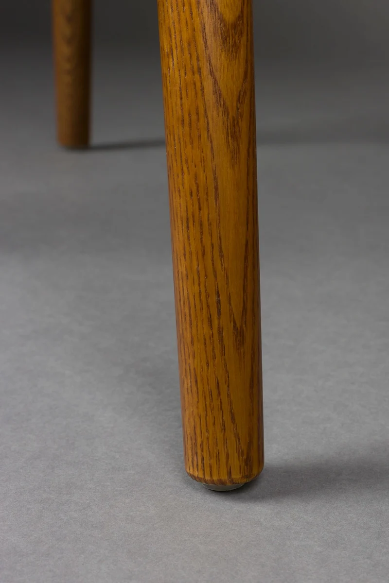 Sessel Taylor Beige mit Eschenholz-Gestell von Dutchbone im 70er-Stil