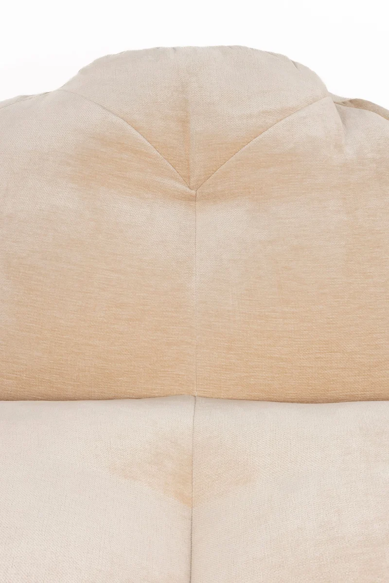 Loungesessel Tombag von Dutchbone, Sitzsack in Beige mit Samtbezug