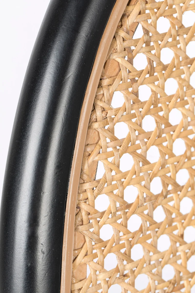 Loungesessel Spike Natural/Grey mit Stahlgestell von Zuiver